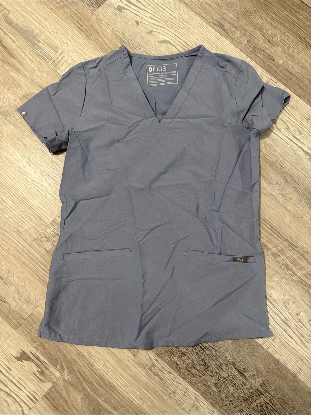 FIGS Women's Vapor Blue Space Dye Casma XXS
